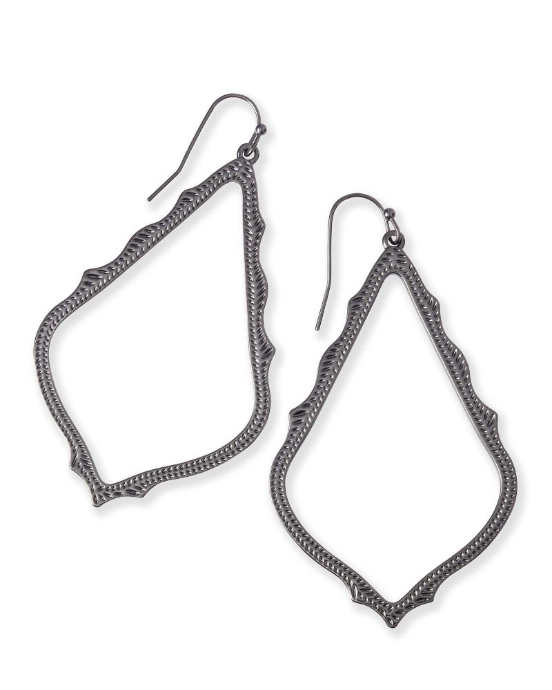 Kendra Scott Sophee Drop Earrings for Women, Fashion Jewelry, Gunmetal-Plated - Image 1